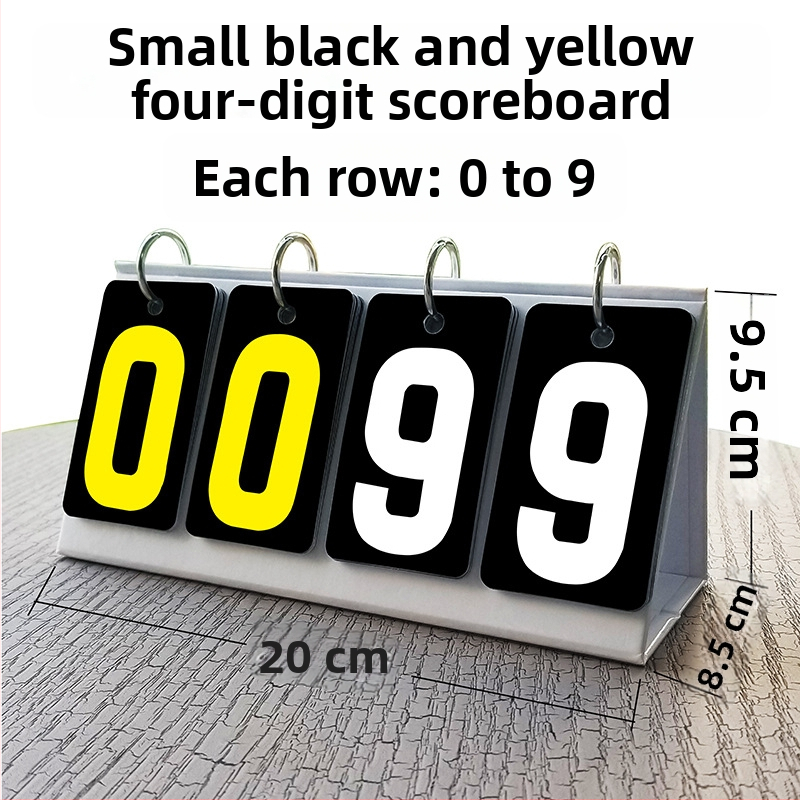 Tabuľka skóre - PVC materiál; prispôsobiteľná; vhodná pre stolný tenis a biliard; Jade valley značka