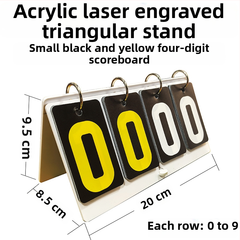 Tabuľka skóre - PVC materiál; prispôsobiteľná; vhodná pre stolný tenis a biliard; Jade valley značka