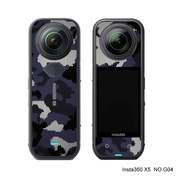 Insta360 X5 védő matricás fólia - ultra vékony, ragasztó nélküli, PVC anyag, kreatív matrica fólia, egyedi tervek Shadow Stone Insta360 X4-hez