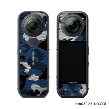 Insta360 X5 védő matricás fólia - ultra vékony, ragasztó nélküli, PVC anyag, kreatív matrica fólia, egyedi tervek Shadow Stone Insta360 X4-hez