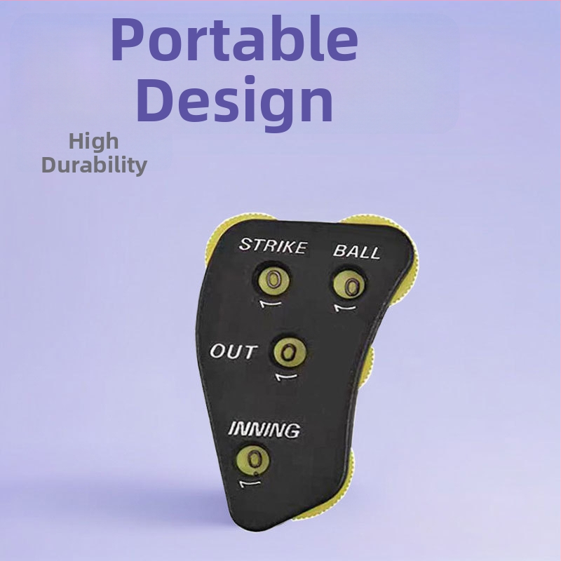 Kompaktná skórovacia tabuľa pre baseball/softball rozhodcu a golf – ABS materiál, 100 ks v balení, možnosť tlače loga, personalizácia