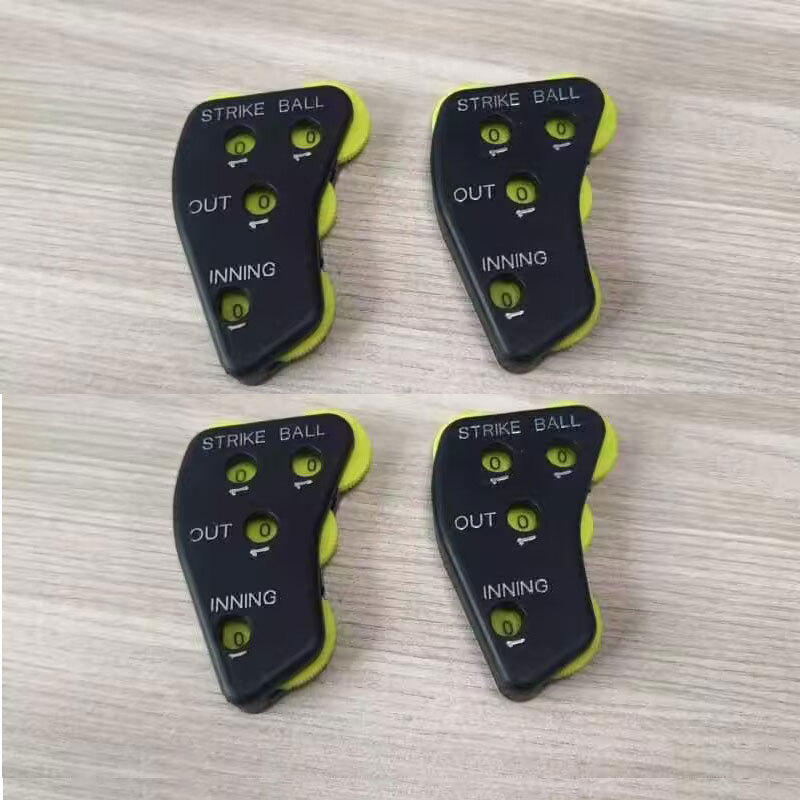 Kompakt baseball/softball játékvezetői számláló és golf pontozó – ABS anyagú scoreboard, 100 db/dobozban, logó nyomtatás elérhető, személyre szabható