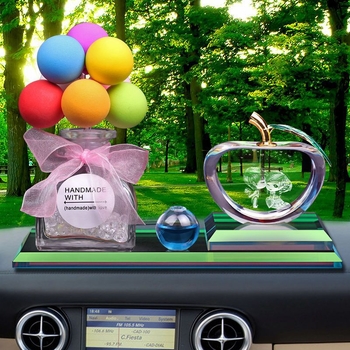 Автомобилен кристален държач за парфюм – модерен стил, кристален материал, декоративна функция