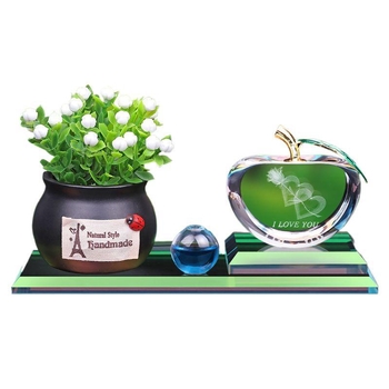 Автомобилен кристален държач за парфюм – модерен стил, кристален материал, декоративна функция