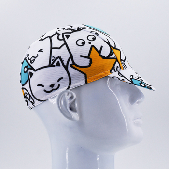 Спортна шапка и шал за глава с флорален принт, полиестер, за възрастни, унисекс
