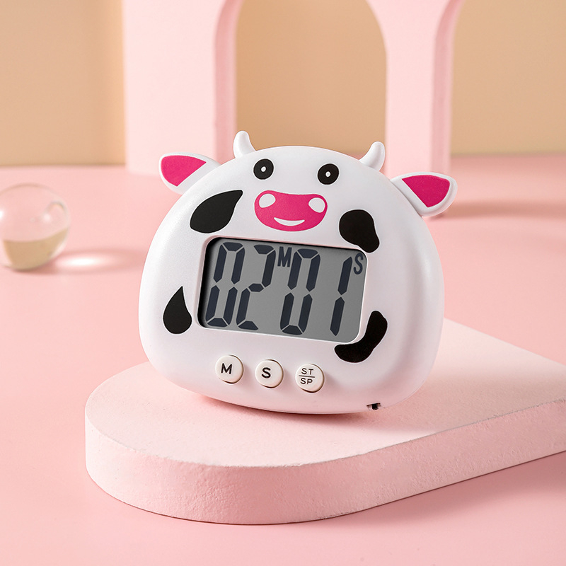 Cronometru desen animat pentru elevi și copii — afișaj LCD, mecanism electronic, alimentare cu baterii, cronograf