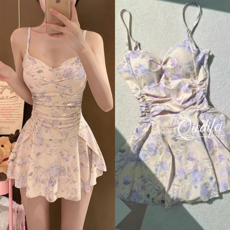 Egy darabos UV-védett női fürdőruha, tejillatú illattal, hasi fedés és karcsúsító hatás, nyaraláshoz a tengerparton, kiváló minőség