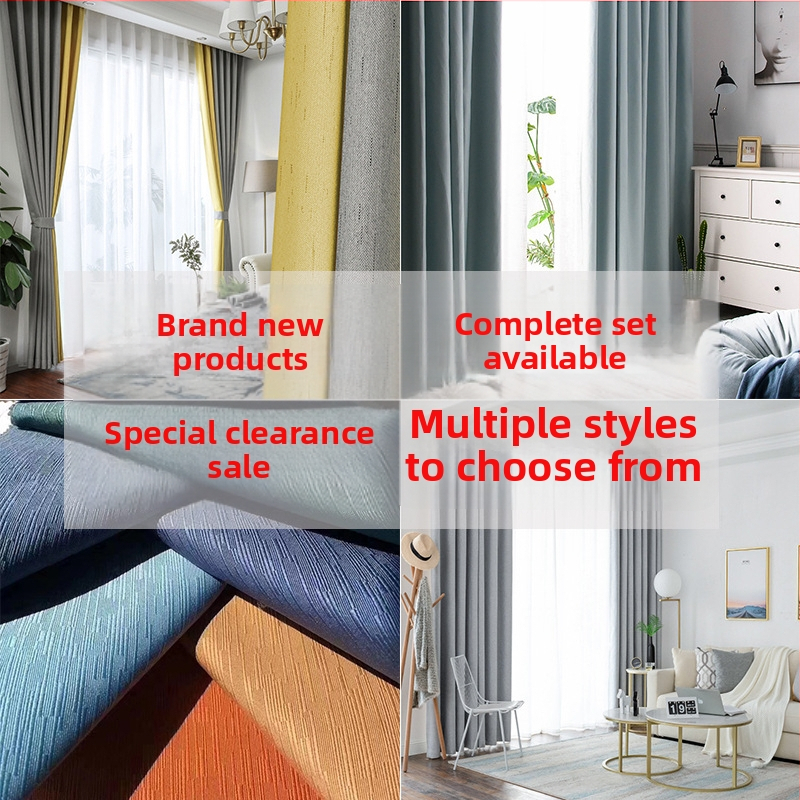 Konopný blackout látka pre závesy, severský štýl, vysoké tienenie 70–90%, jednobarevný, moderný minimalistický štýl, Proces 4425028