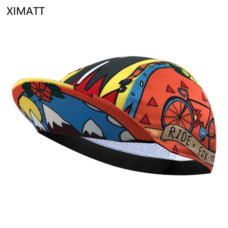 Колоездачна шапка, унисекс, бързосъхнеща, ветроустойчива и UV защита, полиестер