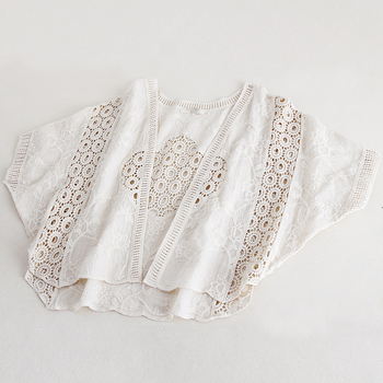 Pamut kardigán batwing ujjakkal, geometriai mintázat, Mori stílus, félkinyitott gallér