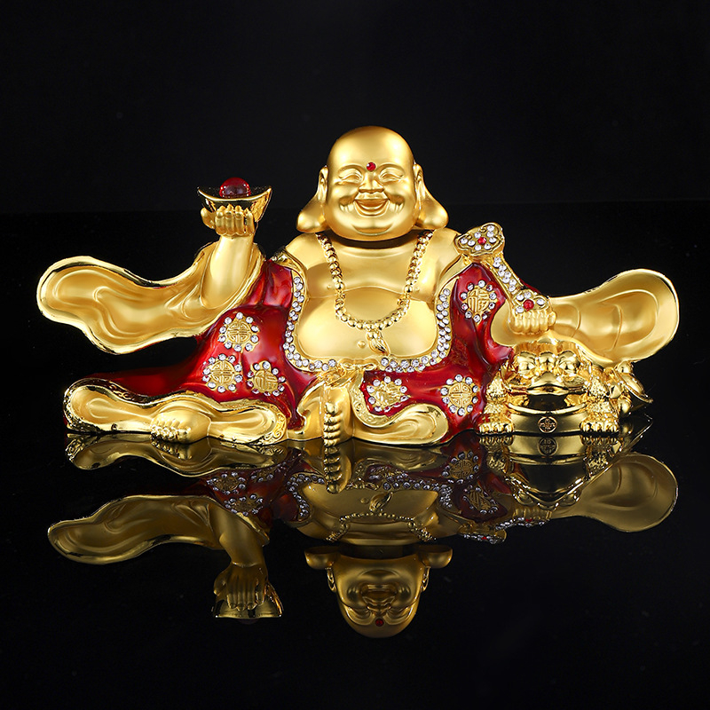 Автомобилно украшение Будда – сплав, Майтрейя Будда, китайски традиционен стил, декорация