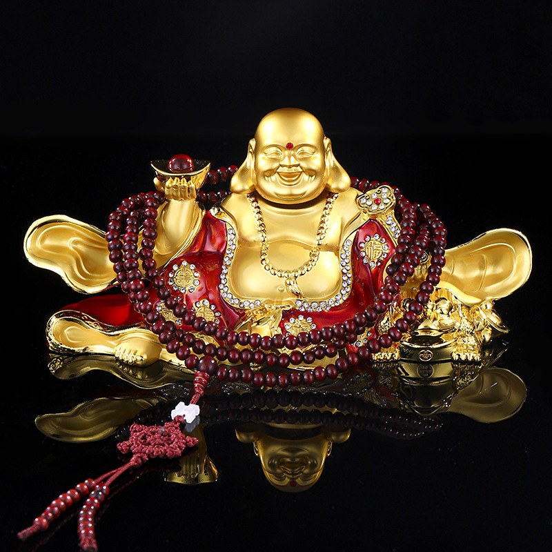 Автомобилно украшение Будда – сплав, Майтрейя Будда, китайски традиционен стил, декорация