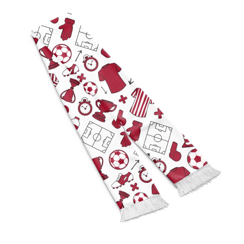 Fular de fan pentru Cupa Mondială 2026 – Mexic MEXIC, fular jacquard tricotat, logo personalizat, FT-001