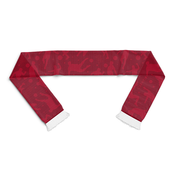 Șal fan pentru Cupa Mondială 2026: Germania, Spania, Franța, SUA, Portugalia; personalizare; imprimare logo; materiale: țesătură bird's eye, acrilic, satin; Număr produs FT-001