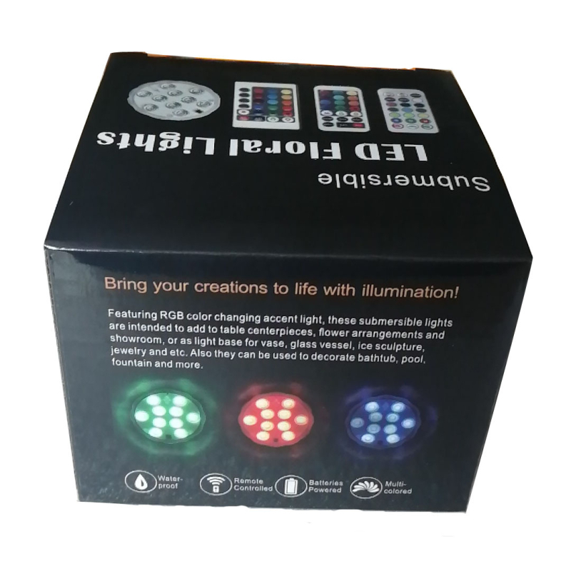 21 gombos távirányítós merülő fénypanel akváriumhoz – vízálló LED világítás, 3W