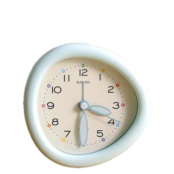 Настолен будилник със плавно движение на секундата, дисплей с стрелки и цифри, захранван с суха батерия, корейски стил
