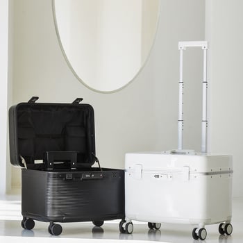 Geantă/cutie de călătorie pentru aparat foto cu deschidere flip-top; policarbonat; impermeabil; lacăt TSA