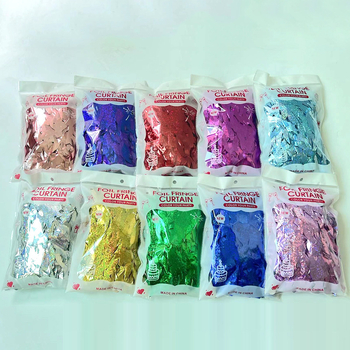 Κουρτίνα Rain Silk με κρόσσια - φόντο για πάρτι με μεγάλο κύμα, πλαστικός διακοσμητικός εξοπλισμός διαμόρφωσης χώρου (για πάρτι ή συναυλίες)