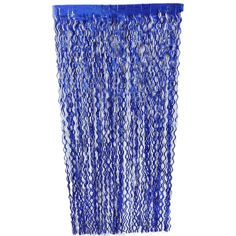 Κουρτίνα Rain Silk με κρόσσια - φόντο για πάρτι με μεγάλο κύμα, πλαστικός διακοσμητικός εξοπλισμός διαμόρφωσης χώρου (για πάρτι ή συναυλίες)