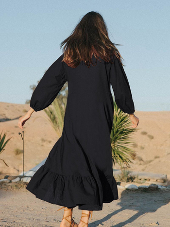 Strandfedő réteges fodrokkal, külső anyag: rayon, bélés: pamut, strandpár-készlet