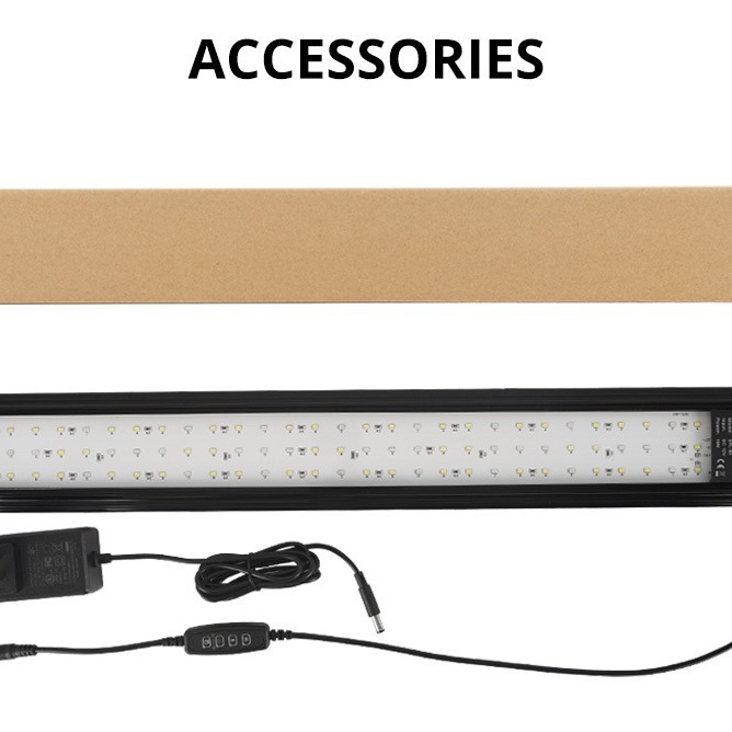 GAKO LED svjetlo za biljke u akvariju, puni spektar, tijelo od ABS-a i metala, snaga 6–23W, težina 0.8–2.5 kg