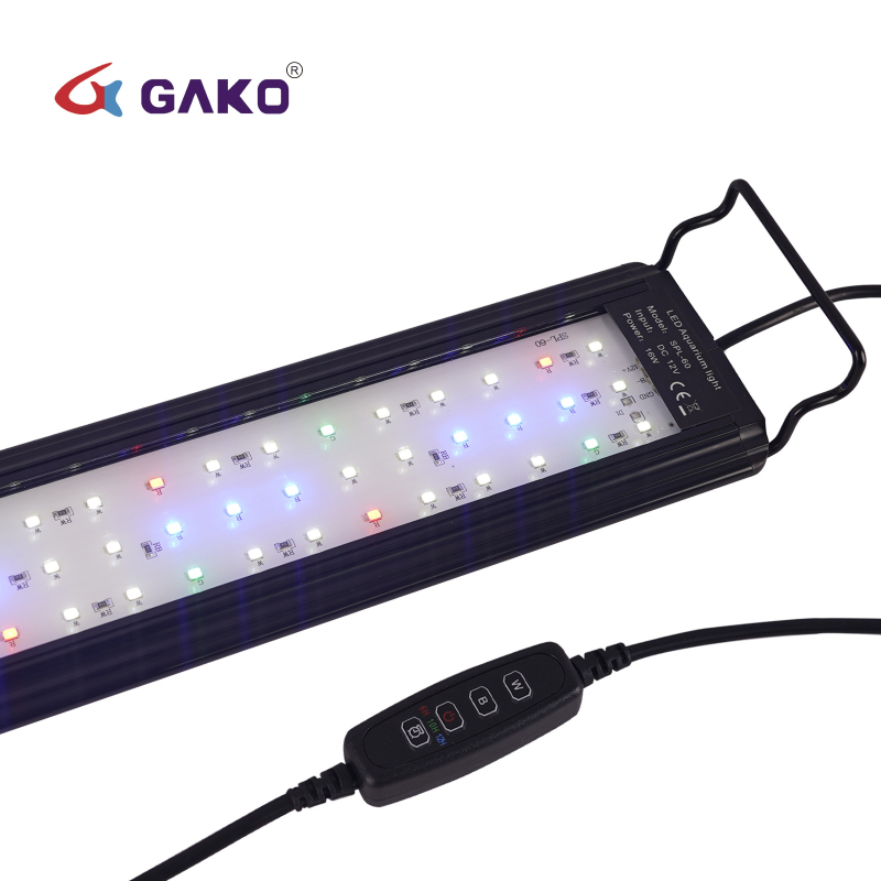 GAKO LED svjetlo za biljke u akvariju, puni spektar, tijelo od ABS-a i metala, snaga 6–23W, težina 0.8–2.5 kg