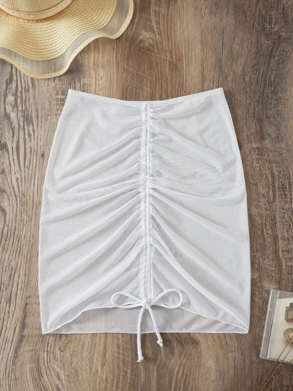 Yue Yihan ženski plivani set za plažu: bikini bluza i kratka suknja, 95% poliester, 5% elastan; podstava poliester; težina tkanine 80 g/m2; pogodna za plivanje i hodanje u vodi