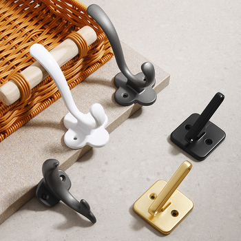 Cuier din aluminiu în formă de delfin pentru garderobă, design modern minimalist, modele 907–909, vopsire cu spray, Jian Hao