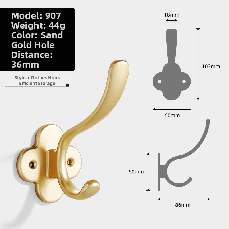Delfínový vešiak na oblečenie z hliníkovej zliatiny, moderný minimalistický dizajn do šatníka, modely 907–909, povrchová úprava striekacou farbou, Jian Hao
