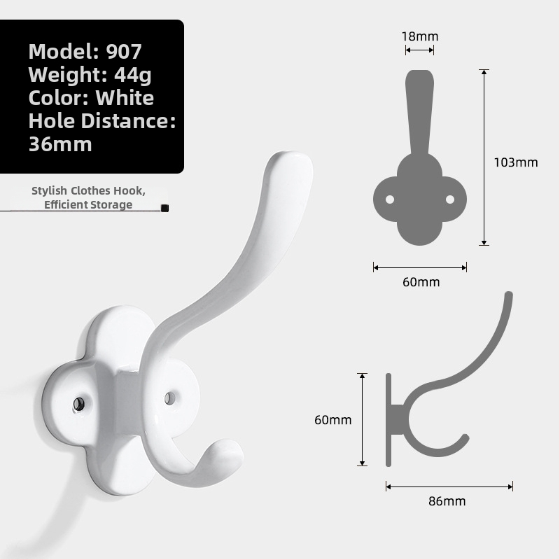 Delfínový vešiak na oblečenie z hliníkovej zliatiny, moderný minimalistický dizajn do šatníka, modely 907–909, povrchová úprava striekacou farbou, Jian Hao