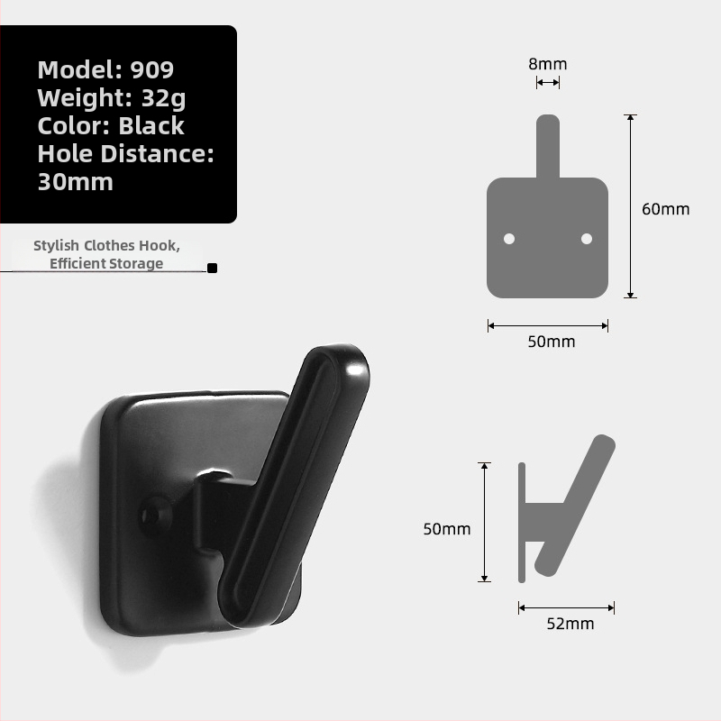 Delfínový vešiak na oblečenie z hliníkovej zliatiny, moderný minimalistický dizajn do šatníka, modely 907–909, povrchová úprava striekacou farbou, Jian Hao