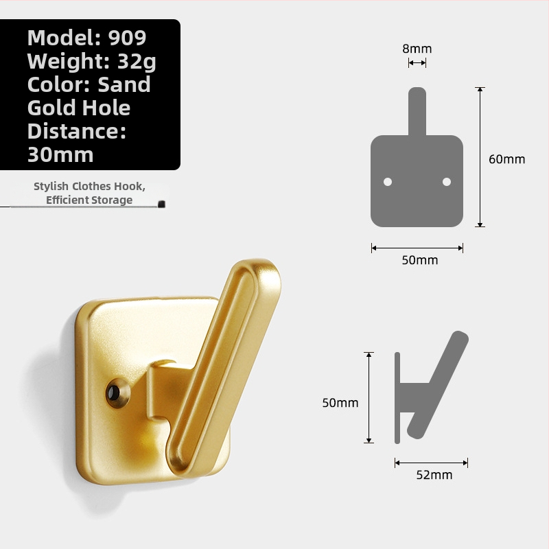 Delfínový vešiak na oblečenie z hliníkovej zliatiny, moderný minimalistický dizajn do šatníka, modely 907–909, povrchová úprava striekacou farbou, Jian Hao
