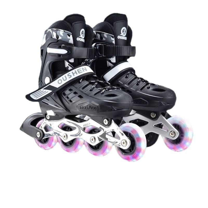 Role skates - Gornji dio PU+ mreža; jednoslojni kotači; materijal kotača: poliuretan; Marka: OUSHEN