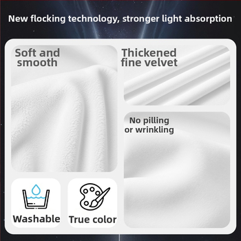 LATZZ Țesătură de fundal, material velur pentru fotografia de produse, 0,6 kg, Ambalare: cutie din carton + trepied