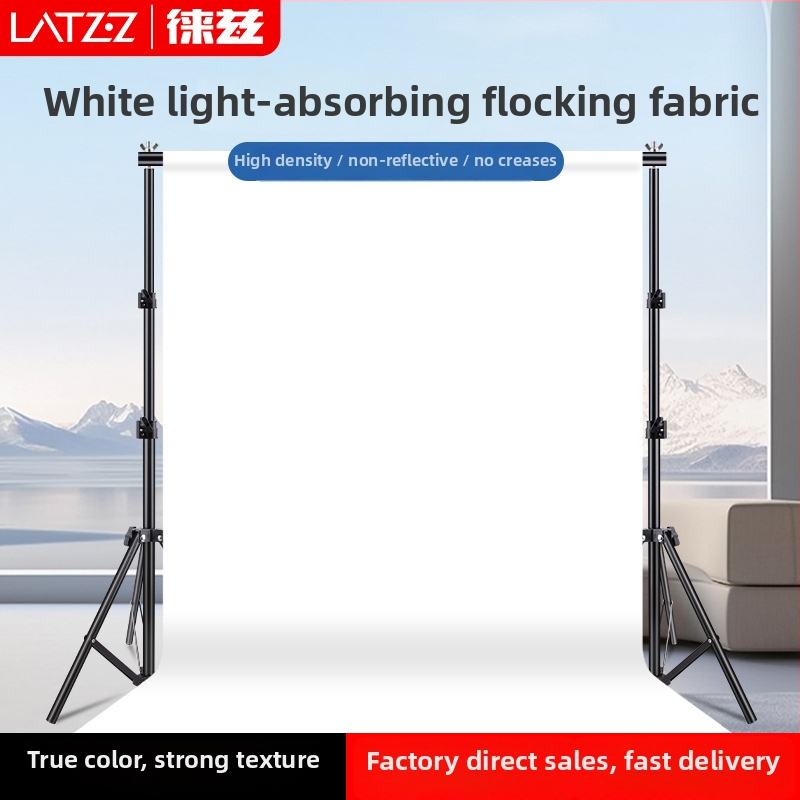 LATZZ Țesătură de fundal, material velur pentru fotografia de produse, 0,6 kg, Ambalare: cutie din carton + trepied