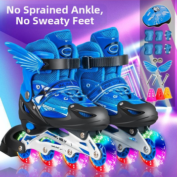Dječje inline skates s podesivom veličine za dječake i djevojčice, 3–12 godina