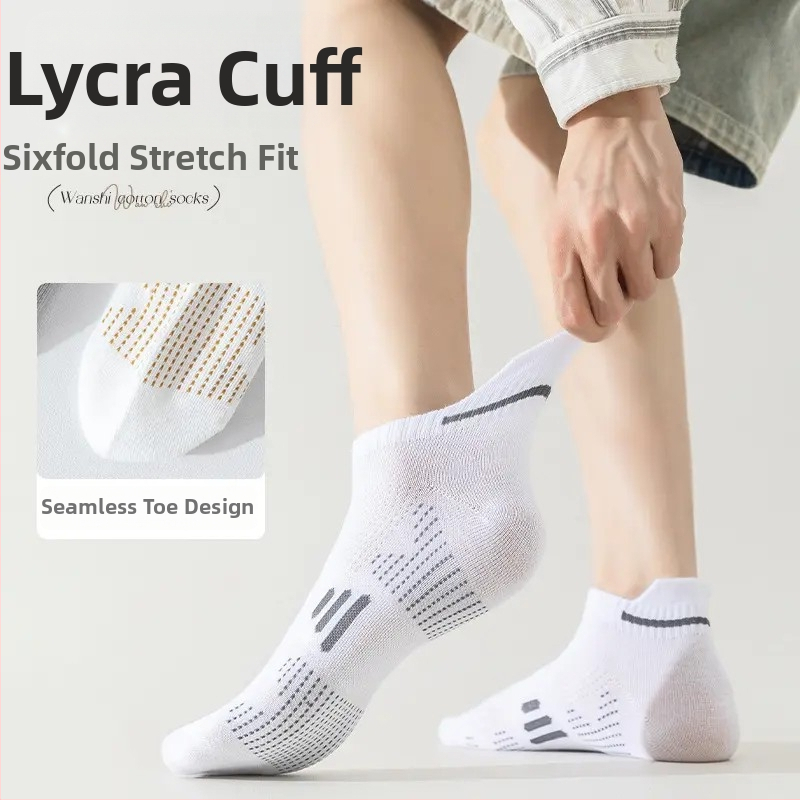 Unisex krátke členkové športové ponožky, proti zápachu, vlhkosť absorbuje, pot absorbuje, Kód 1027416849