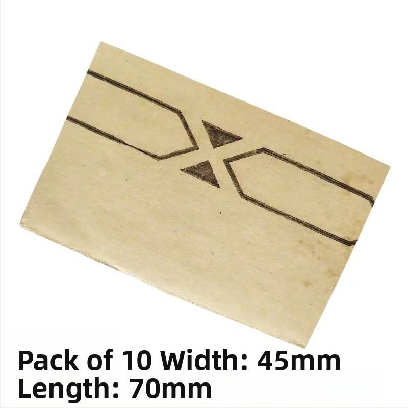 Brúsny papier na brúsenie rakety na stolný tenis – brúsenie okrajov a Tiger Mouth, DIY nástroj, 10 kusov