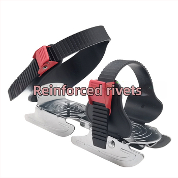 Detské nastaviteľné korčule na ľad s čepeľou z nehrdzavejúcej ocele, PVC vrchná časť, dĺžka čepele 115–255 mm, pre skutočné korčuľovanie na ľade