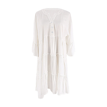 Fustă de plajă în straturi pentru costum de baie – material Rayon, compoziție țesătură 100% bumbac, căptușeală Rayon, compoziția căptușelii 100% bumbac, greutate 256 g