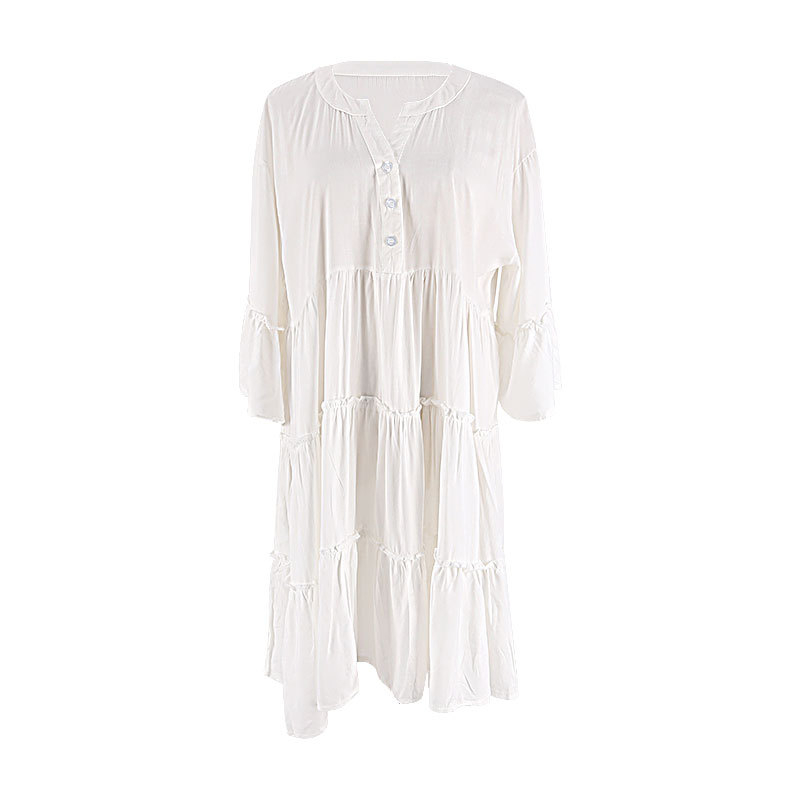 Fustă de plajă în straturi pentru costum de baie – material Rayon, compoziție țesătură 100% bumbac, căptușeală Rayon, compoziția căptușelii 100% bumbac, greutate 256 g