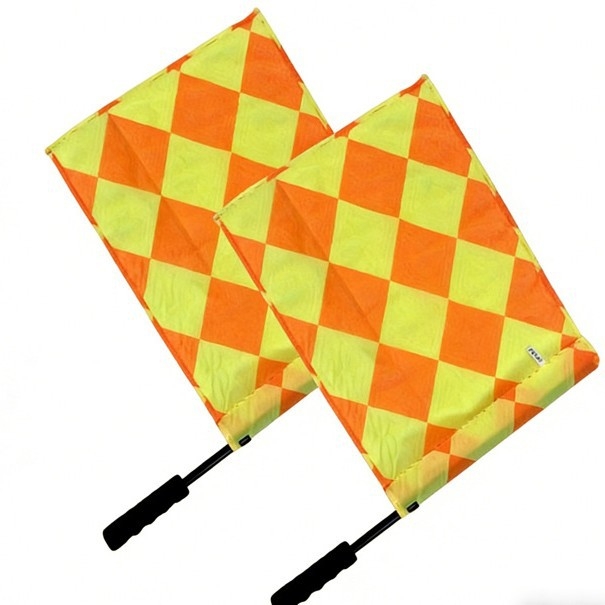 Set za trening suca: Crvene i žute kartice, sklopiva kartica, zviždaljka, bočna zastavica, kartica za zapis — MAICCA PVC+pjena+nylon tkanina