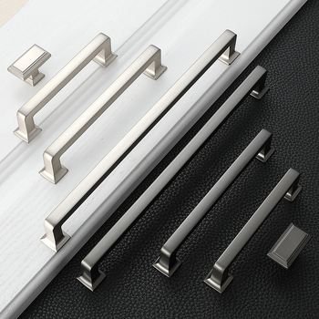 Szekrényajtó fogantyú (modern minimalista stílus, cinkötvözet, elektroplatírozás, modell PZ6604, ajtókhoz és fiókokhoz)