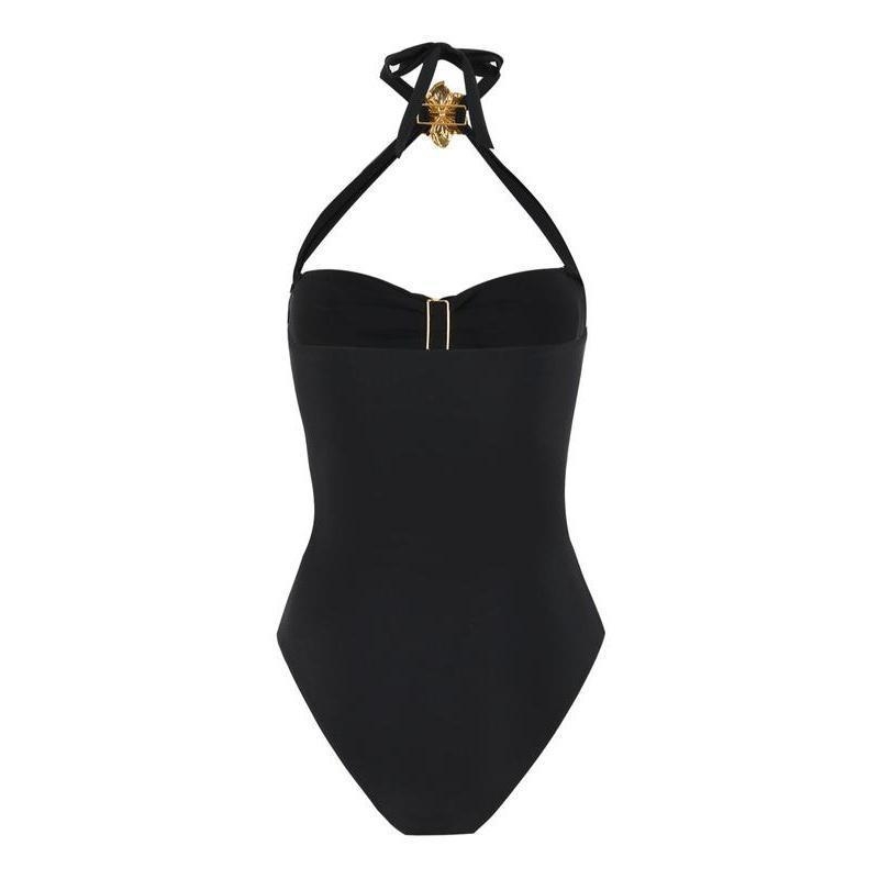 M506 Női strandruha a napvédelmet szolgáló ruházat virágos díszítéssel és plisírozott részletekkel — poliészter anyag; polipropilén tartalom