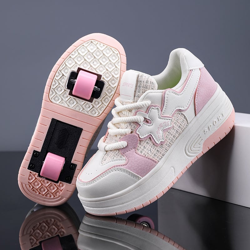 Yitu PU ролер обувки с двойно колело за всички полове — двуколесен дизайн