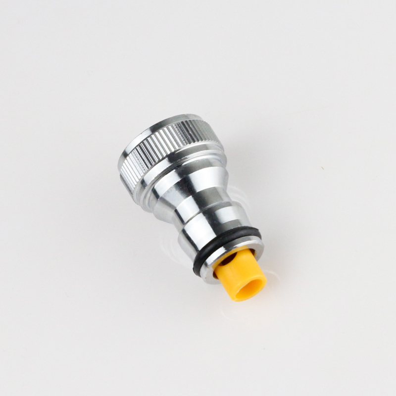 Adapter za dovod vode perilice, izrađen od čistog bakra, 4-uzlazna veza, keramički disk ventil, montaža ključem, model 985