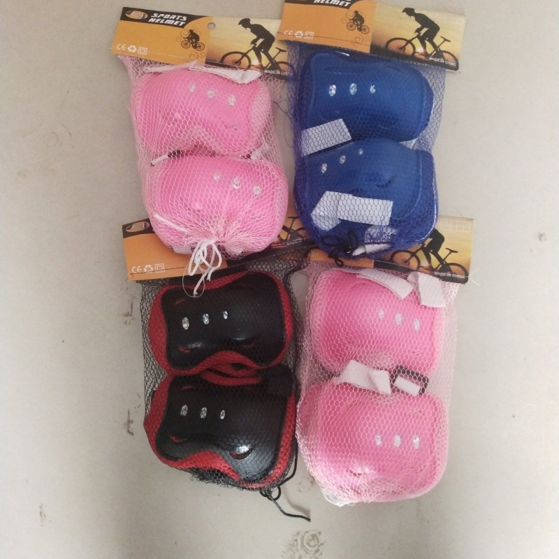 Детски комплект защитни предпазители 6 части за балансиращо колело – защити за длан, китка, лакът и коляно, от пяна