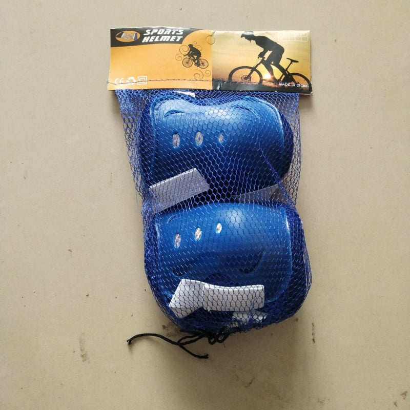 Детски комплект защитни предпазители 6 части за балансиращо колело – защити за длан, китка, лакът и коляно, от пяна