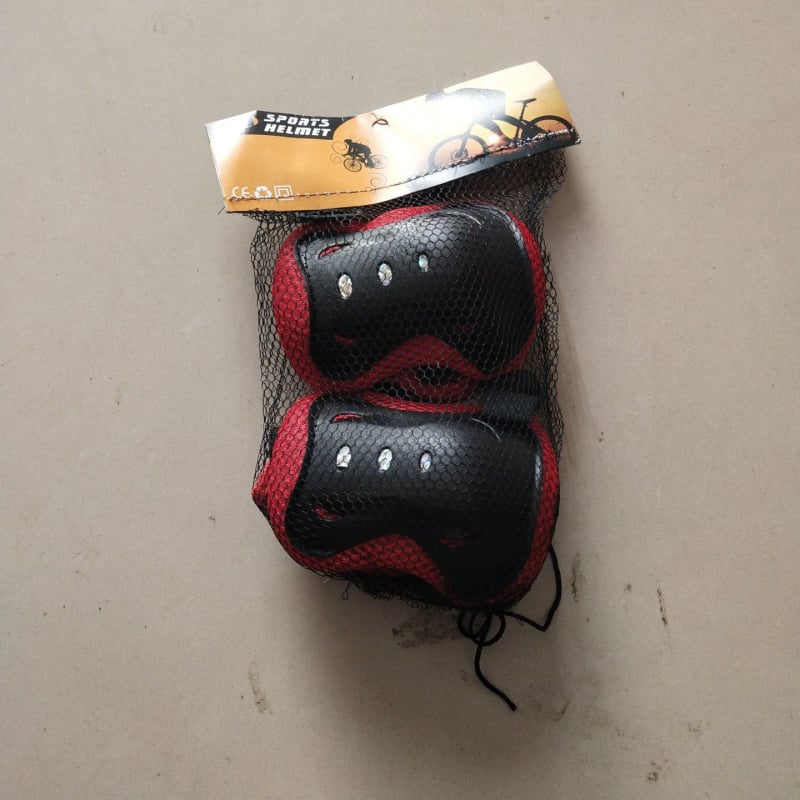 Детски комплект защитни предпазители 6 части за балансиращо колело – защити за длан, китка, лакът и коляно, от пяна