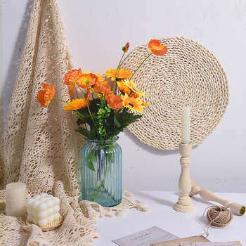 Placă de fundal pentru fotografie de produs, textură din fibre de paie, marcă Unique